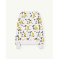 The Animals Observatory White Char Bear Sweatshirt