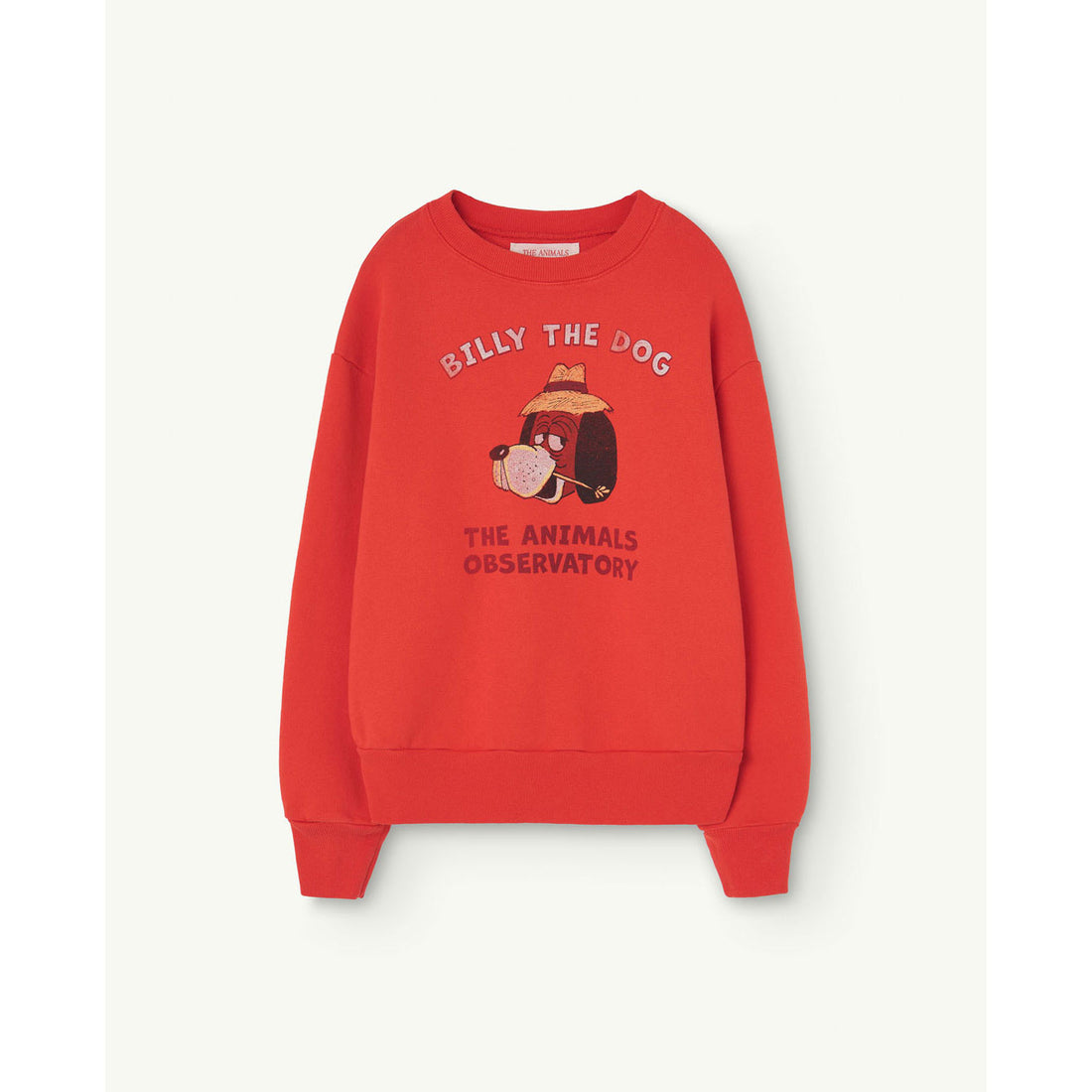 The Animals Observatory Red Billy Bear Sweatshirt