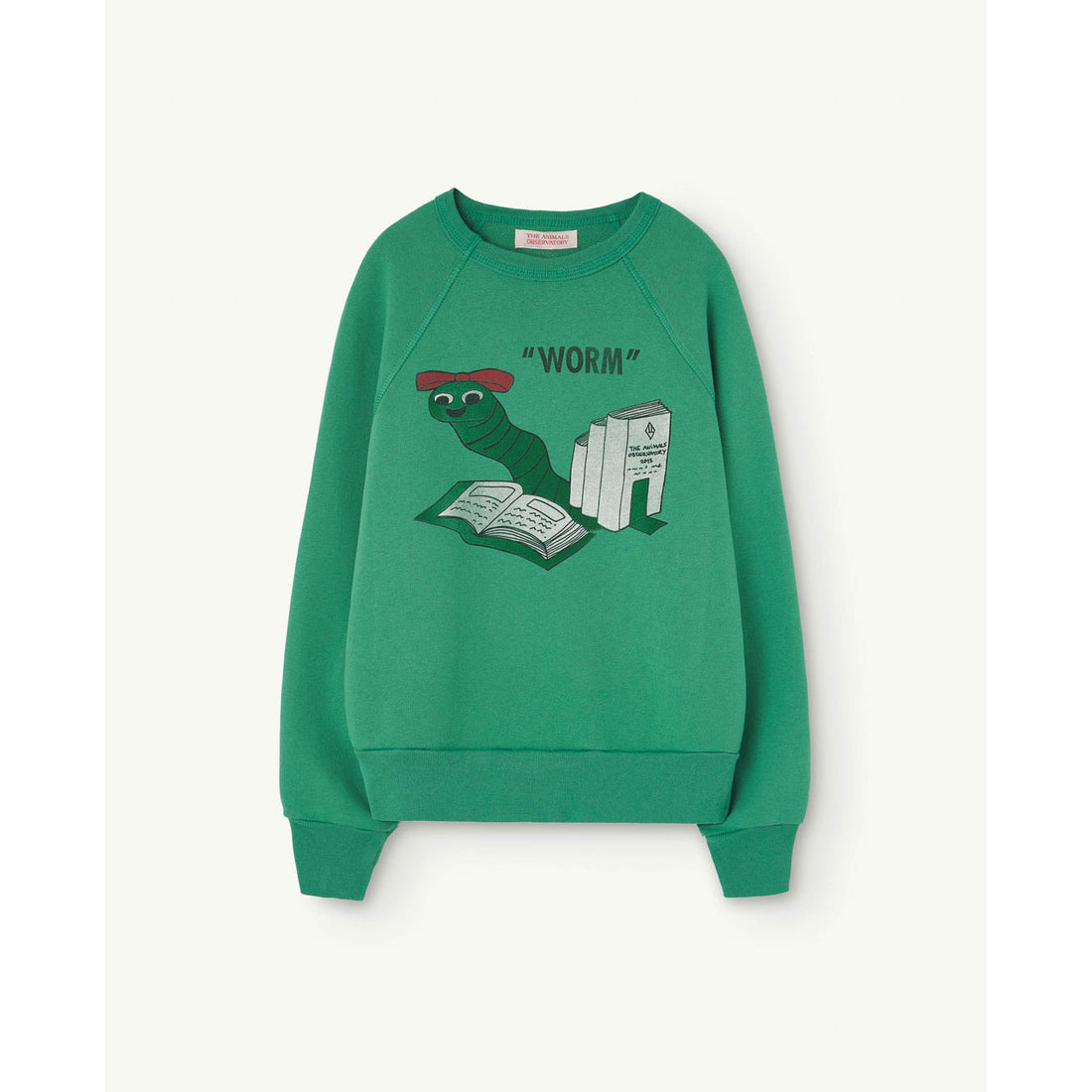 The Animals Observatory Green Worm Shark Sweatshirt