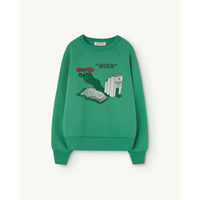 The Animals Observatory Green Worm Shark Sweatshirt