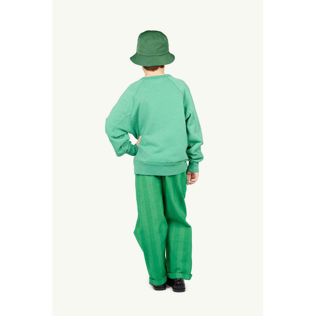 The Animals Observatory Green Worm Shark Sweatshirt