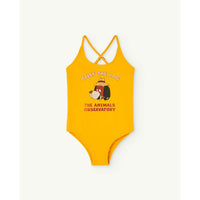 The Animals Observatory Yellow Billy Octopus Swimsuit