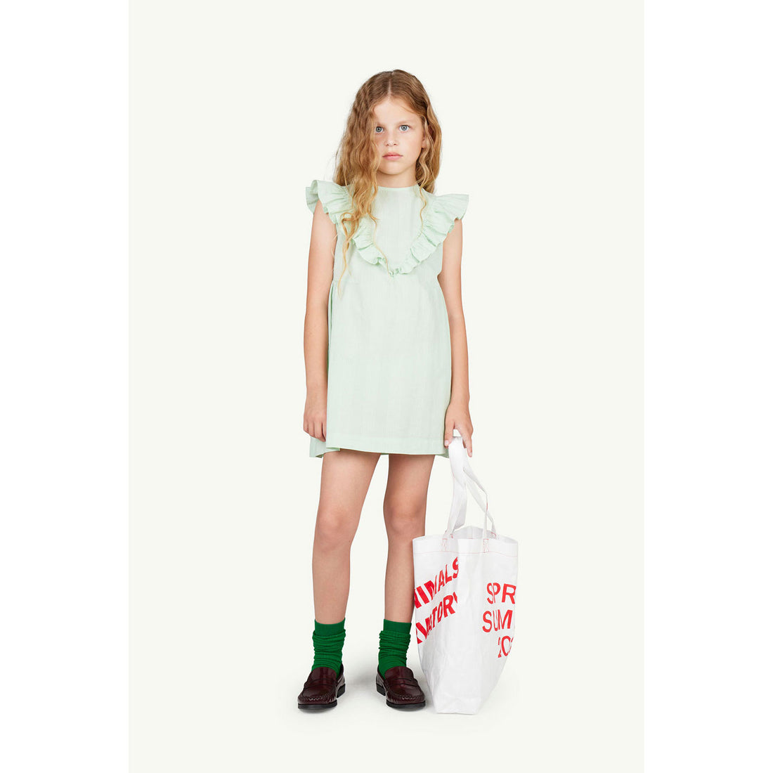 The Animals Observatory Turquois Giraffe Dress