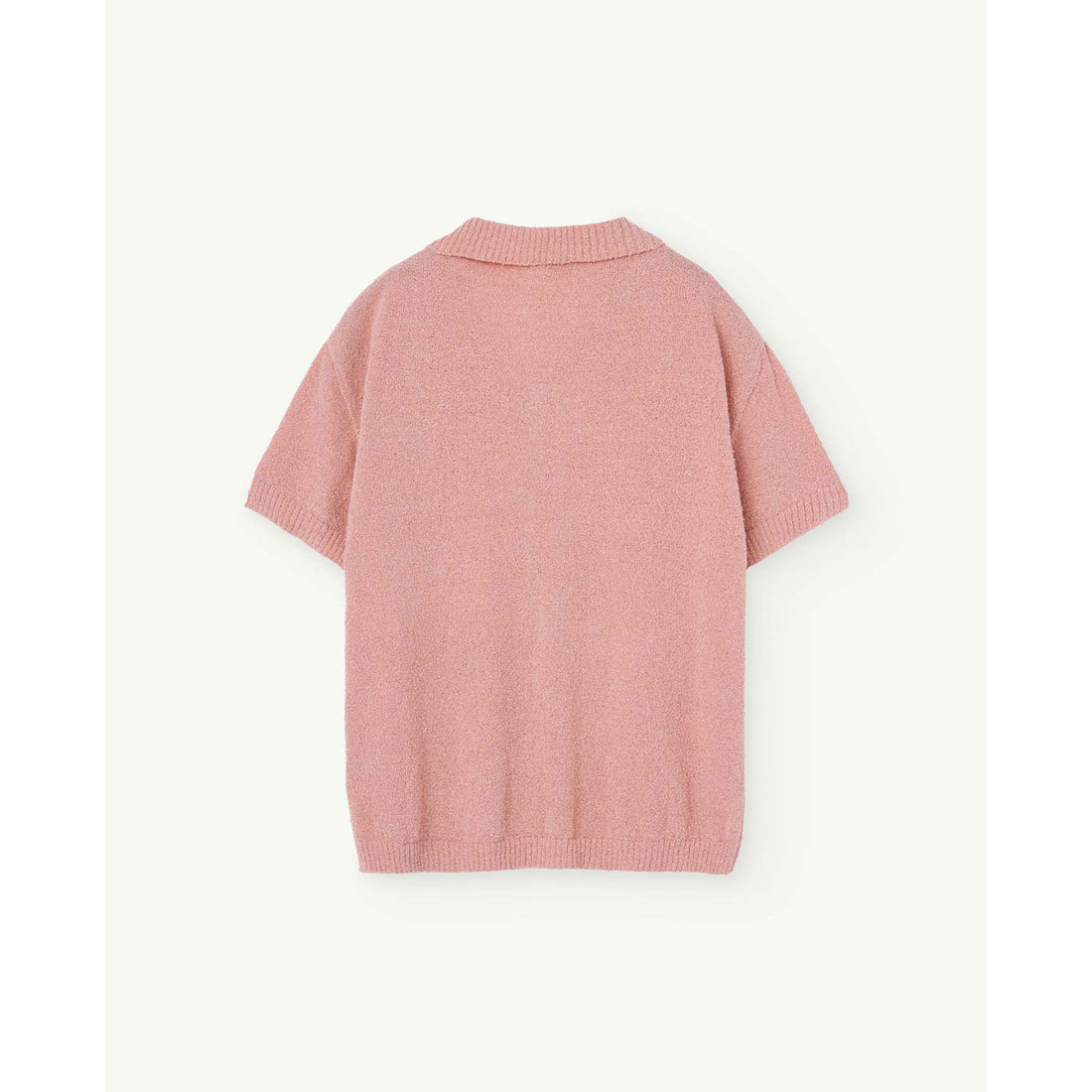 The Animals Observatory Soft Pink Whale Collar Sweater
