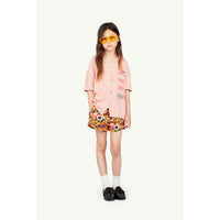 The Animals Observatory Soft Pink Whale Collar Sweater