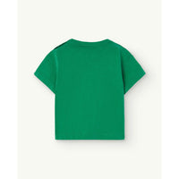 The Animals Observatory Green Flower Rooster Baby T-Shirt