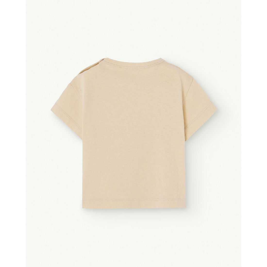 The Animals Observatory Beige Billy Rooster Baby T-Shirt