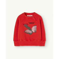 The Animals Observatory Red Worm Shark Baby Sweatshirt