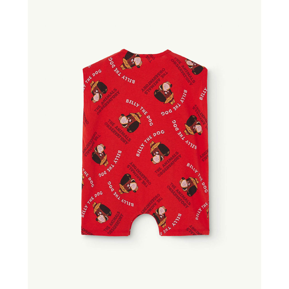 The Animals Observatory Red Billy Goose Baby Jumpsuit