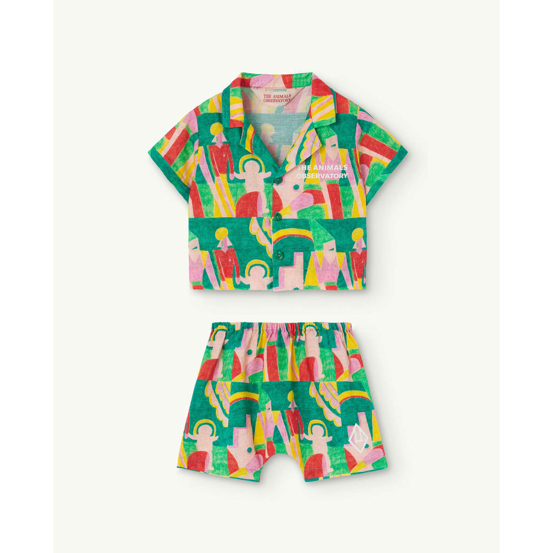 The Animals Observatory Green Family Magpie Baby Set
