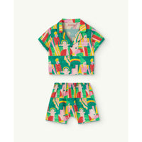 The Animals Observatory Green Family Magpie Baby Set