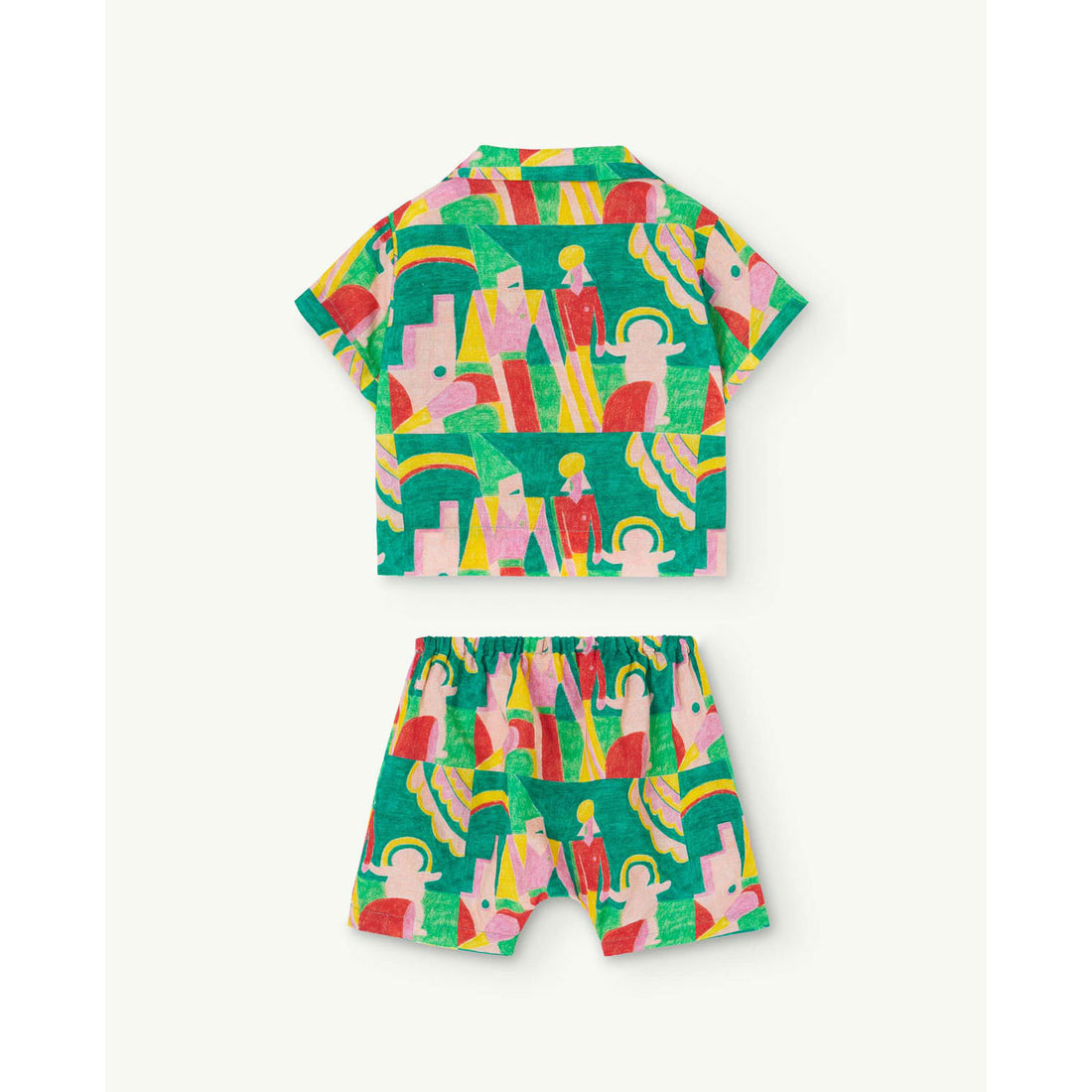 The Animals Observatory Green Family Magpie Baby Set