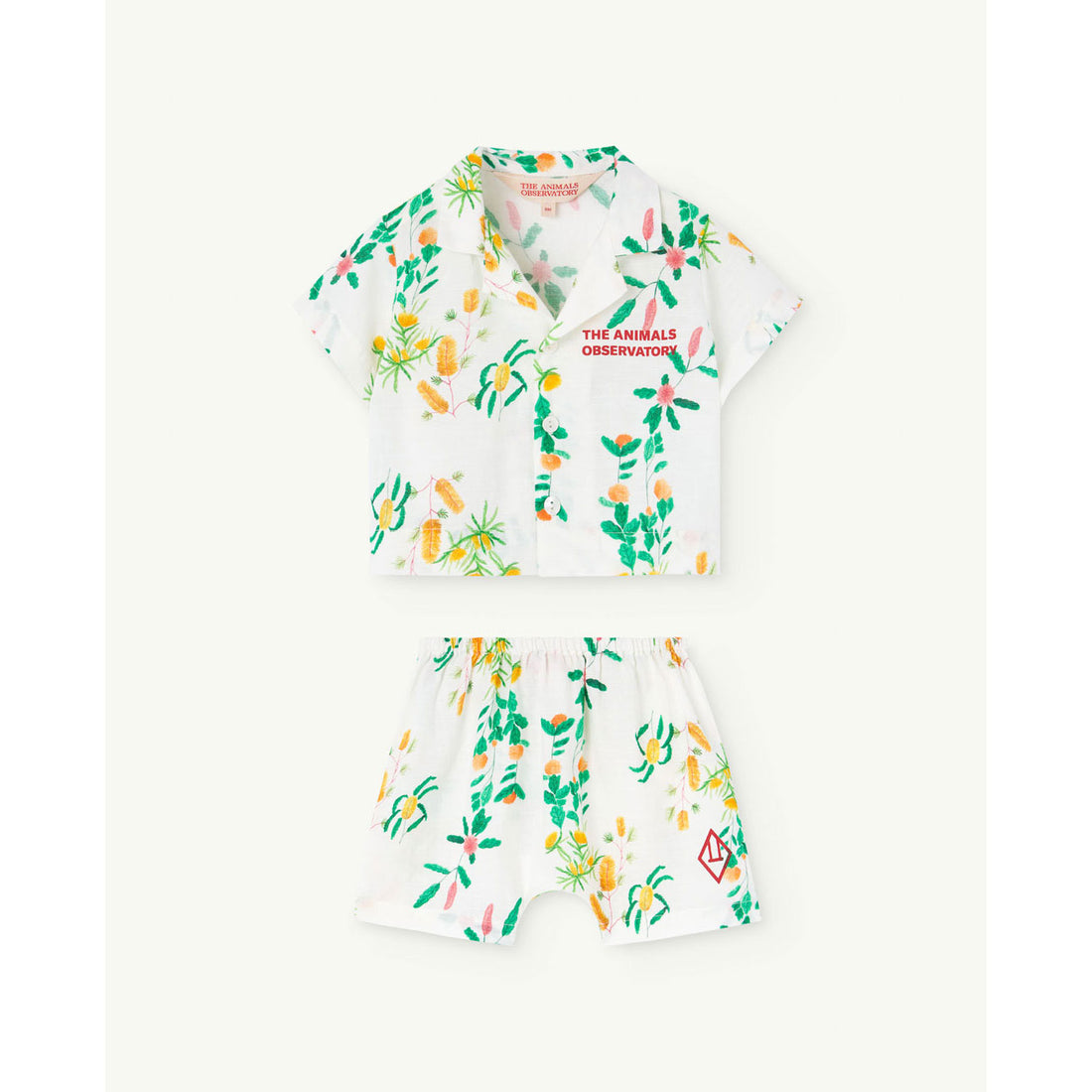 The Animals Observatory White Flower Magpie Baby Set