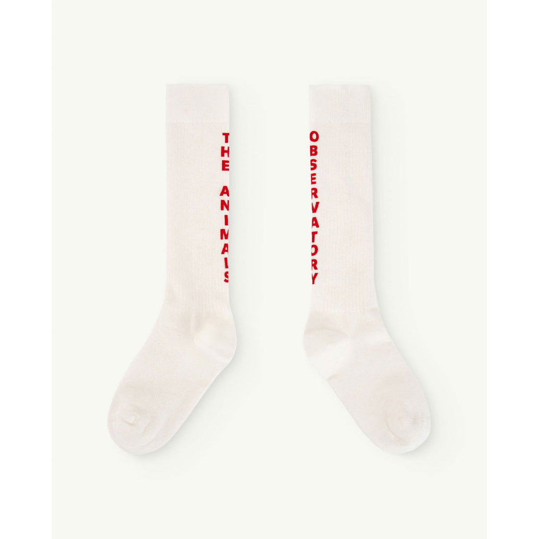 The Animals Observatory Raw White Worm Socks