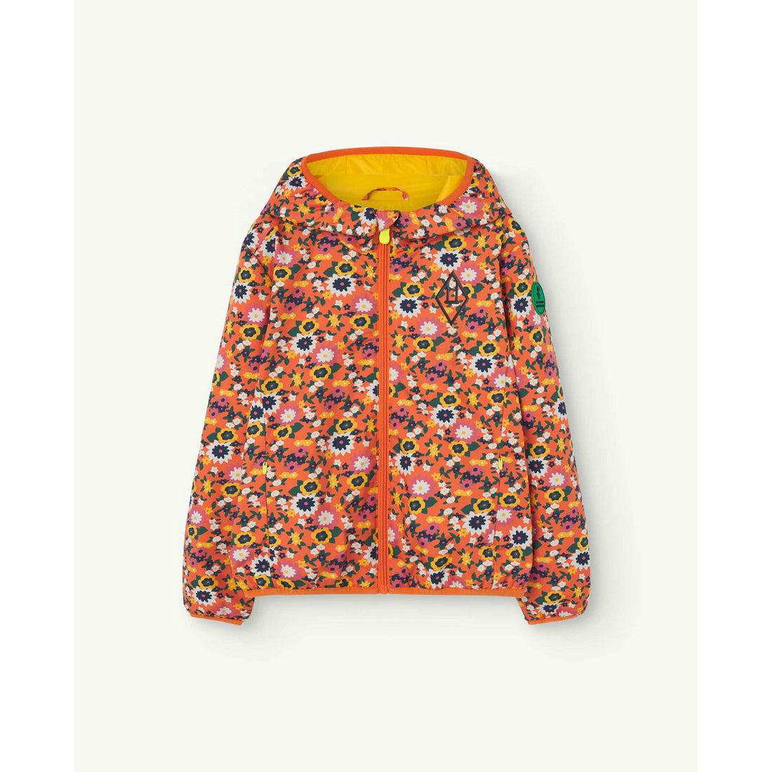 The Animals Observatory Orange Flowers Calf Jacket
