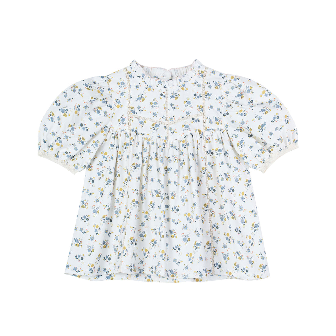 Cera Una Volta Blue Flower Monica Shirt