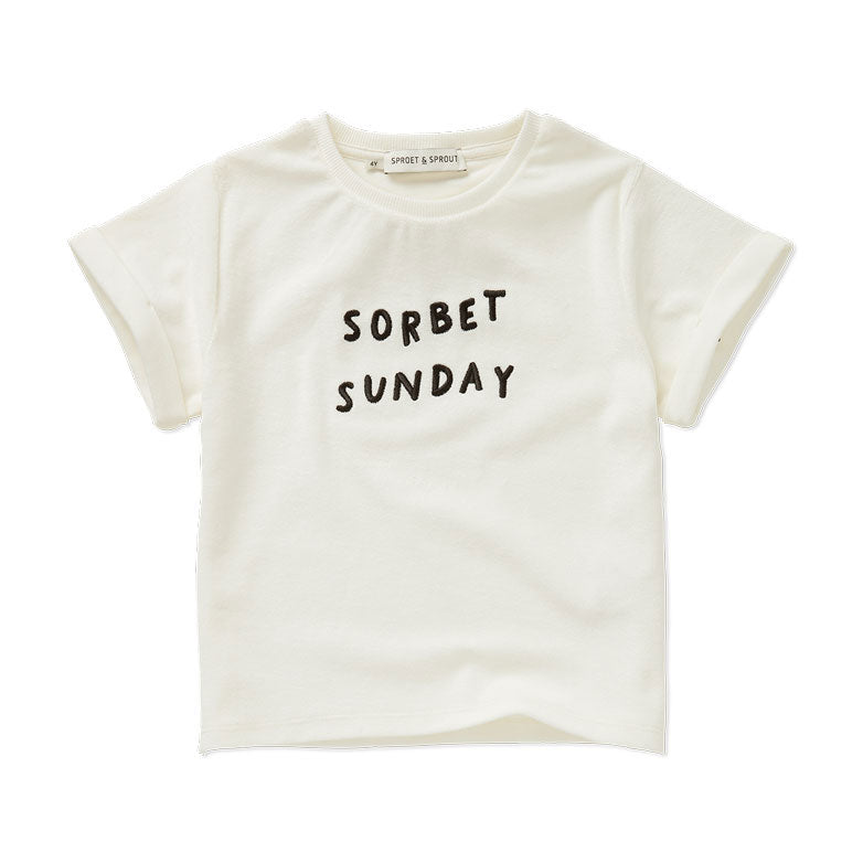 Sproet and Sprout Off White Sunday Sorbet Terry Tee