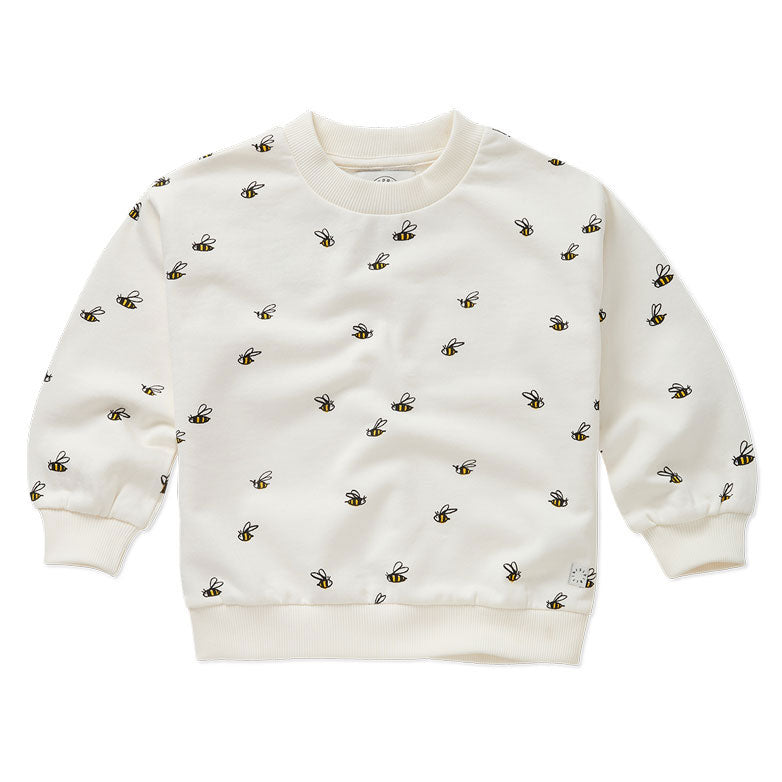 Sproet and Sprout Off White Beez Print Sweatshirt