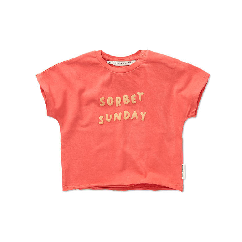 Sproet and Sprout Rose Petal Sorbet Sunday Baby Tee