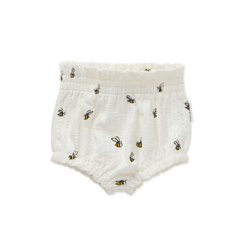 Sproet and Sprout Off White Beez Smock Bloomers