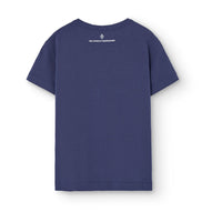 The Animals Observatory Deep Blue Rooster T-Shirt