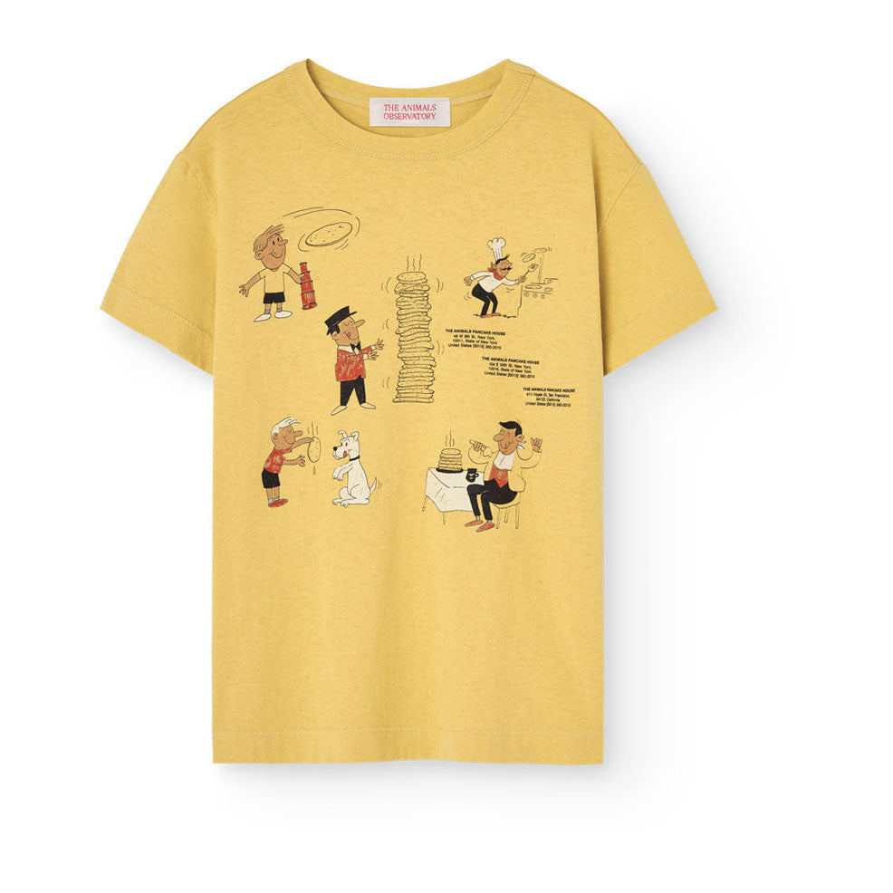 The Animals Observatory Yellow Rooster T-Shirt