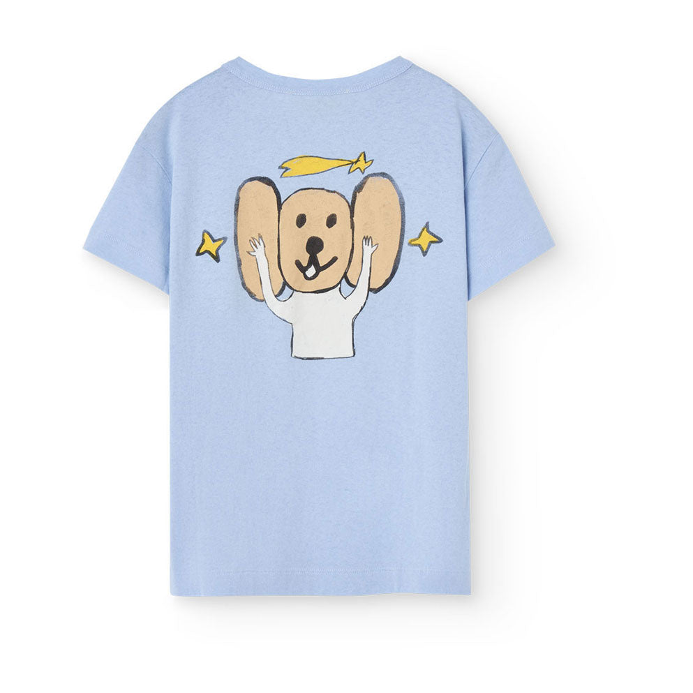 The Animals Observatory Soft Blue Rooster T-Shirt