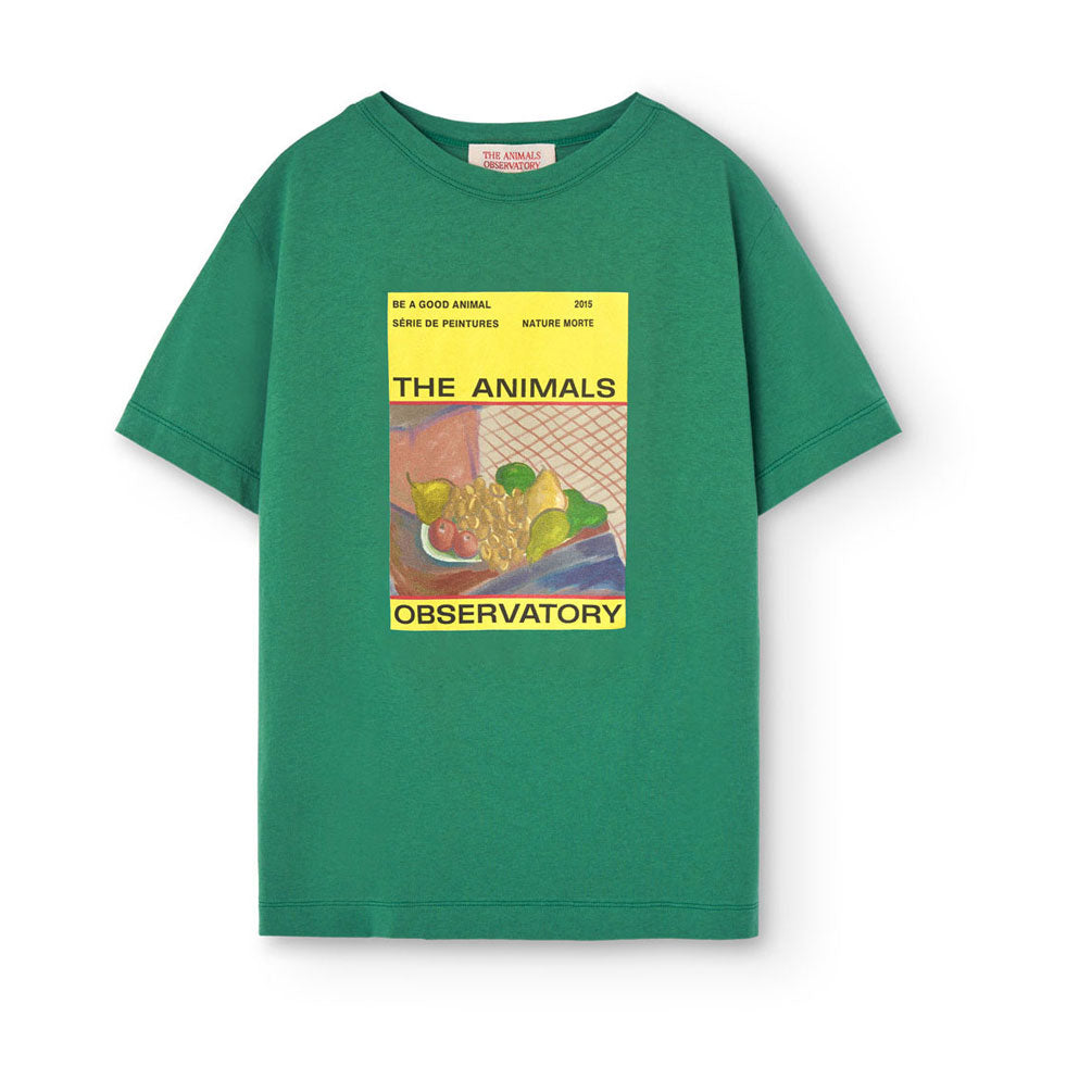 The Animals Observatory Green Big Rooster T-Shirt