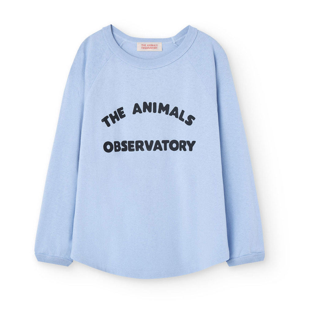 The Animals Observatory Soft Blue Anteater Long Sleeve T-Shirt