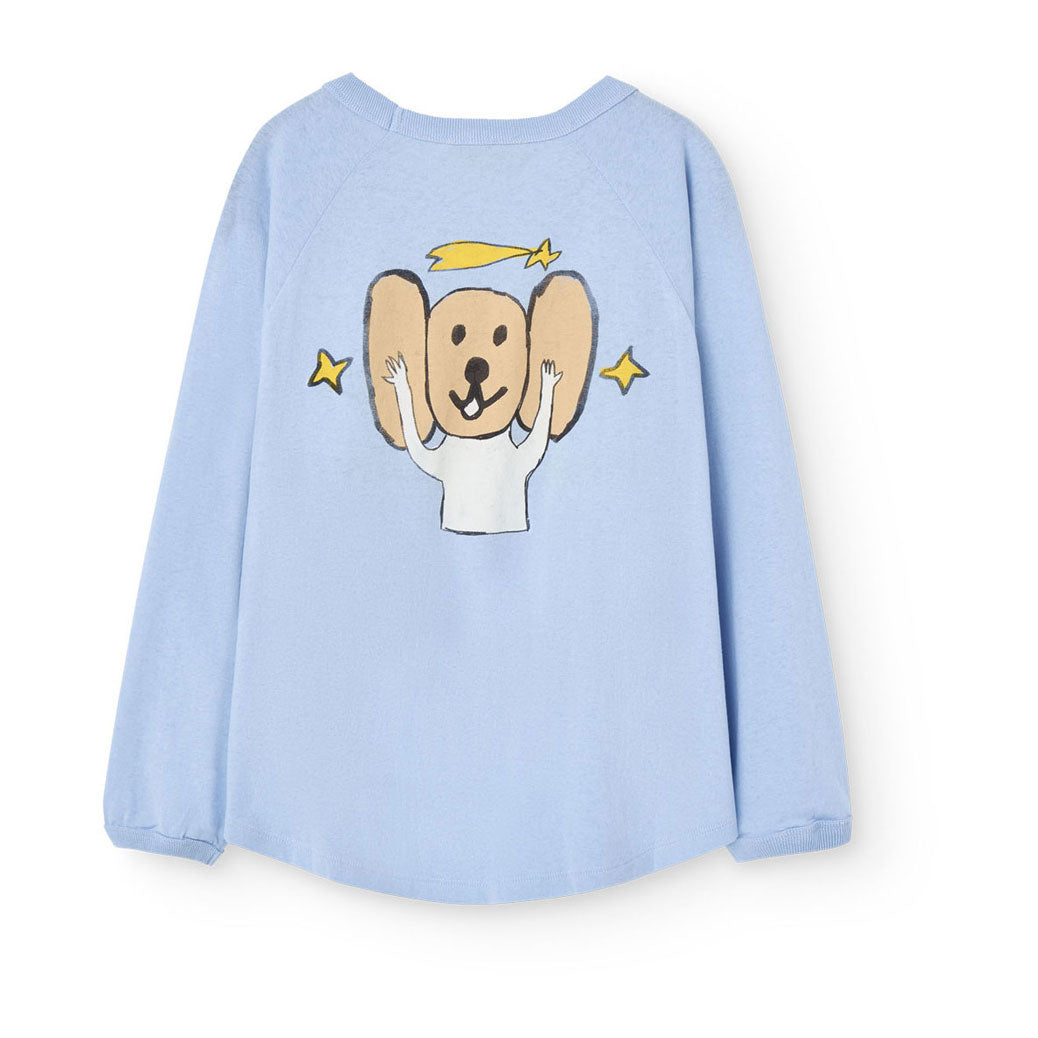 The Animals Observatory Soft Blue Anteater Long Sleeve T-Shirt