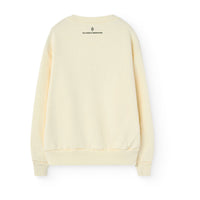 The Animals Observatory White Logo Bear Sweatshirt