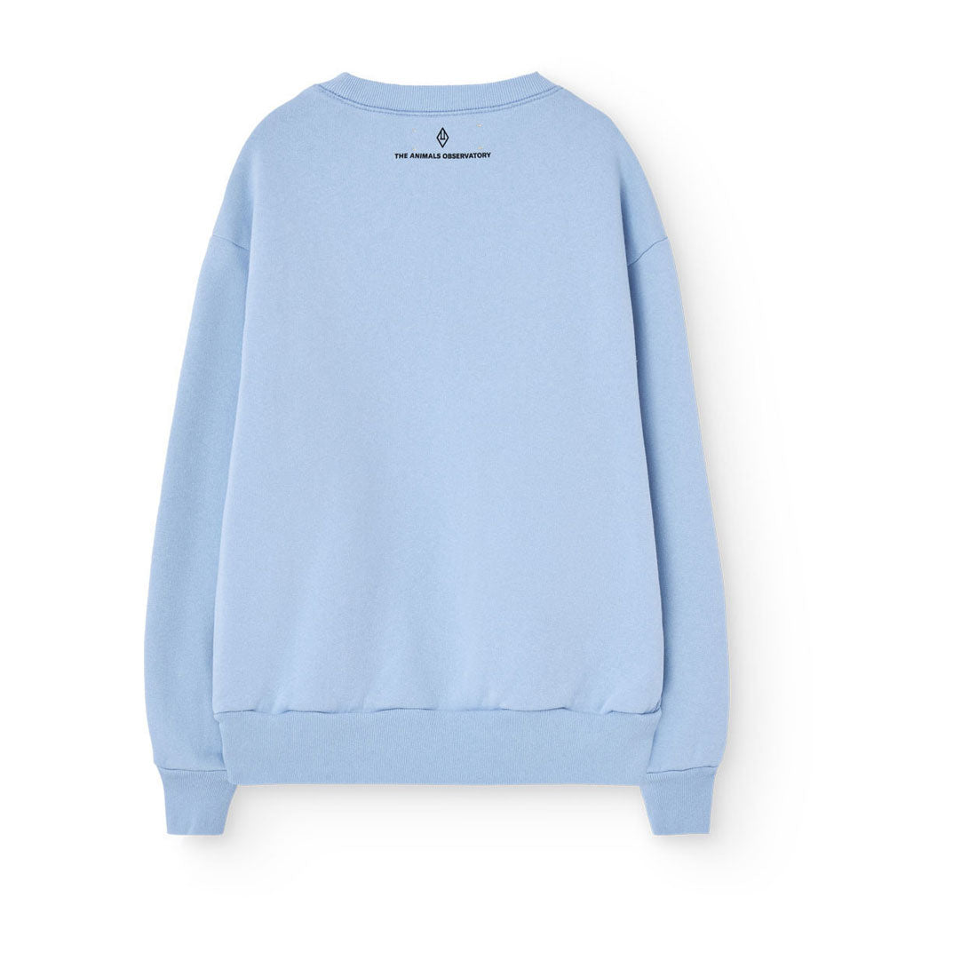 The Animals Observatory Soft Blue Bear Sweatshirt
