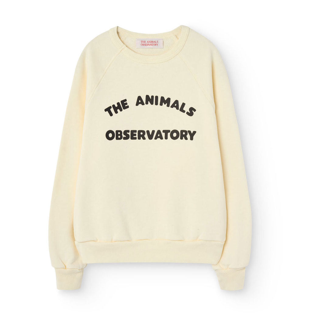 The Animals Observatory White Logo Shark Sweatshirt