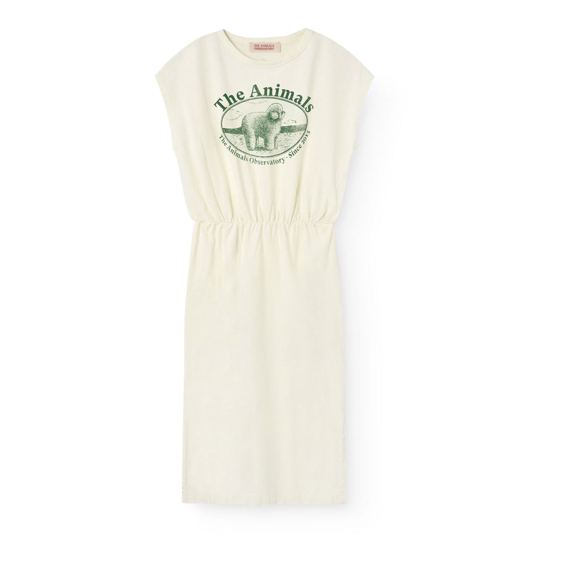 The Animals Observatory White Logo Orca Midi Dress