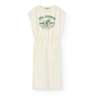 The Animals Observatory White Logo Orca Midi Dress