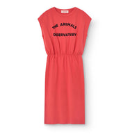 The Animals Observatory Red Orca Midi Dress
