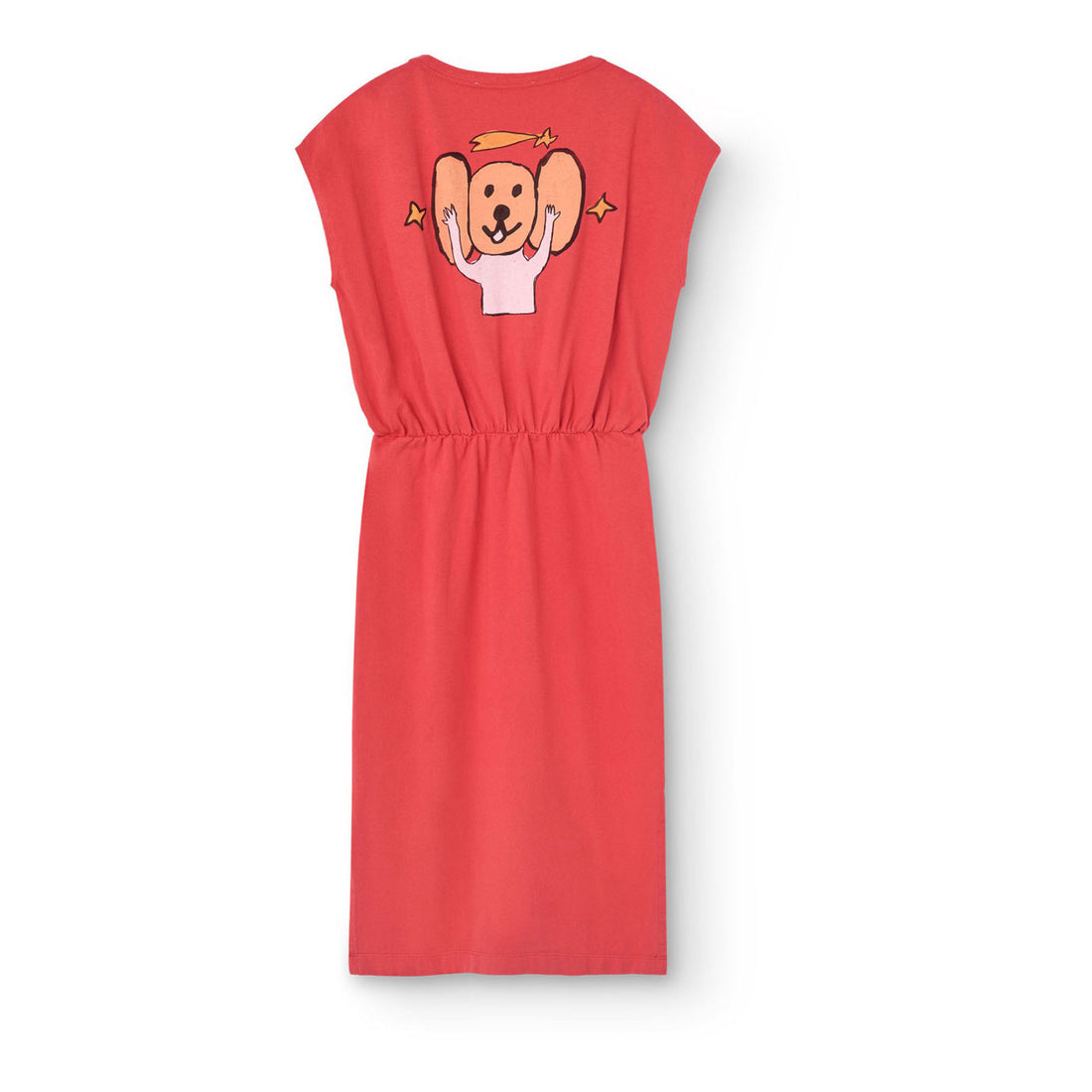 The Animals Observatory Red Orca Midi Dress