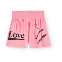 The Animals Observatory Pink Ostrich Shorts