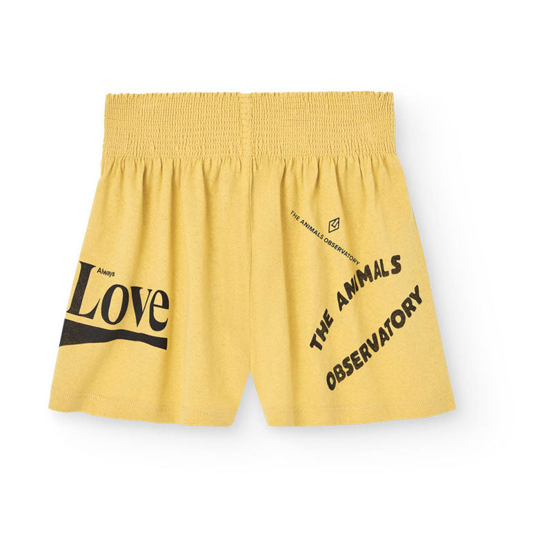 The Animals Observatory Yellow Ostrich Shorts