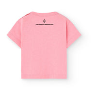 The Animals Observatory Pink Pangolin Baby T-Shirt