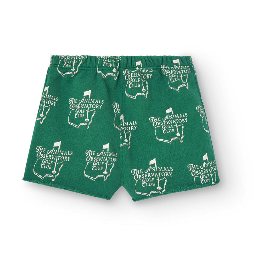The Animals Observatory Green Turtledove Baby Shorts