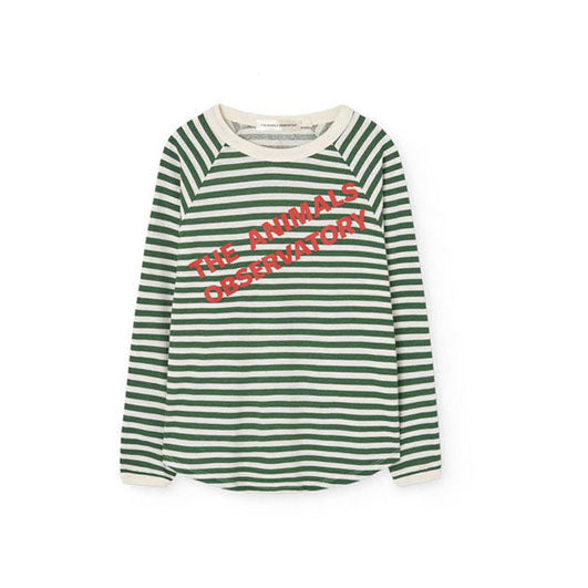 The Animals Observatory Dark Garden Stripe Anteater T-Shirt