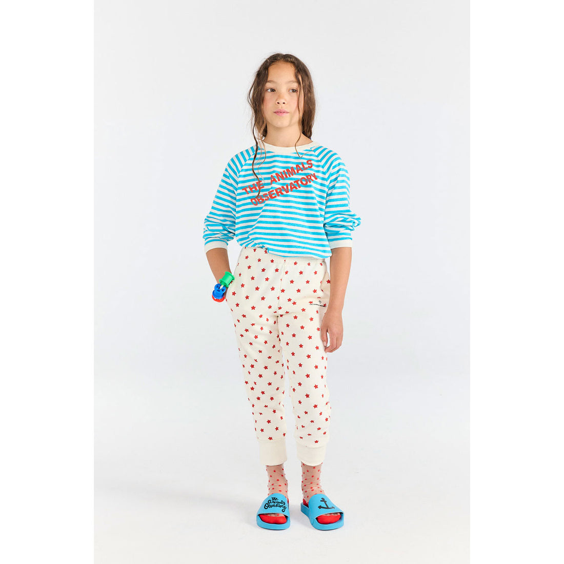 The Animals Observatory Ocean Blue Anteater T-Shirt