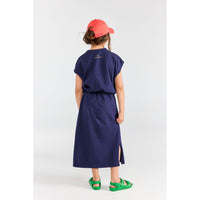 The Animals Observatory Deep Blue Orca Midi Dress