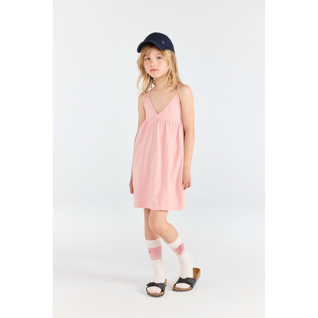 The Animals Observatory Soft Pink Otter Dress