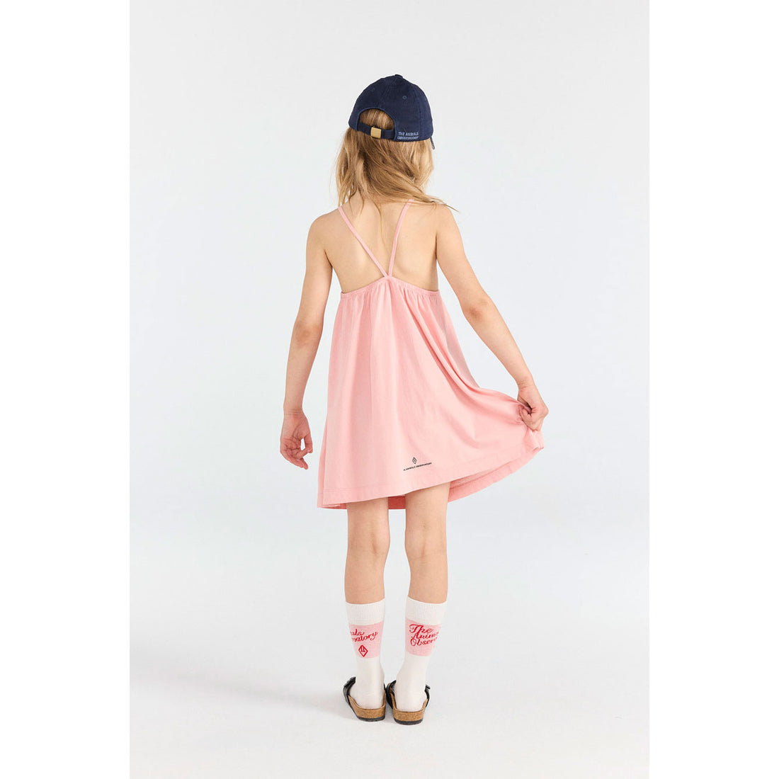 The Animals Observatory Soft Pink Otter Dress