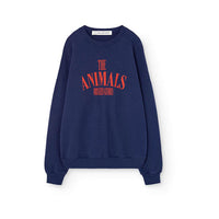 The Animals Observatory Deep Blue Koi Woman Sweatshirt