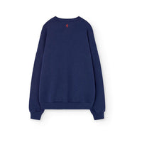 The Animals Observatory Deep Blue Koi Woman Sweatshirt