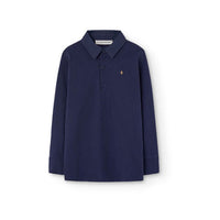 The Animals Observatory Deep Blue Eel Polo Shirt