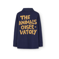 The Animals Observatory Deep Blue Eel Polo Shirt